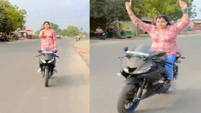 Instagram roles: Papa’s fairy had to pay 11000 fine … The woman made stunts with the bike, Bihar police taught lessons – Instagram Reels News: Bihar Police Fine Rs 11000 on Madhepura Young Lady who stops in public on the bike to make short and on social