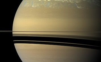 What is the effect of Saturn’s half -and -half?