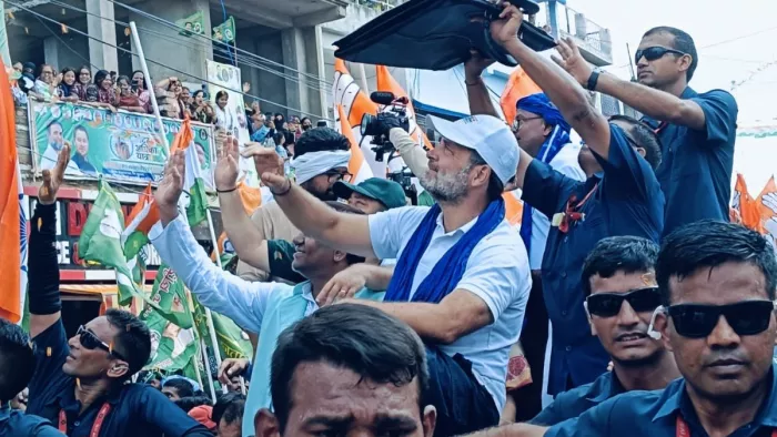 In the welcoming and poster of Rahul Gandhi -tejaswa Yadav, supplement of banner and posters, the enthusiasm of workers’ enthusiasts High – Mahagathbans View
