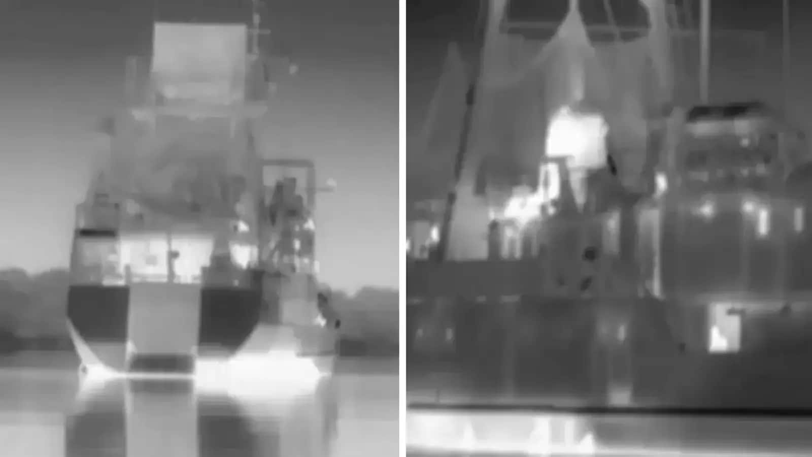 Russia hits the ‘largest’ naval ship of Ukraine in the first attack on the sea; 1 Death, Various Missing | Watch