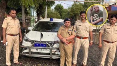 Fake IPS officer arrested in Dholpur, blue light car and weapon seized