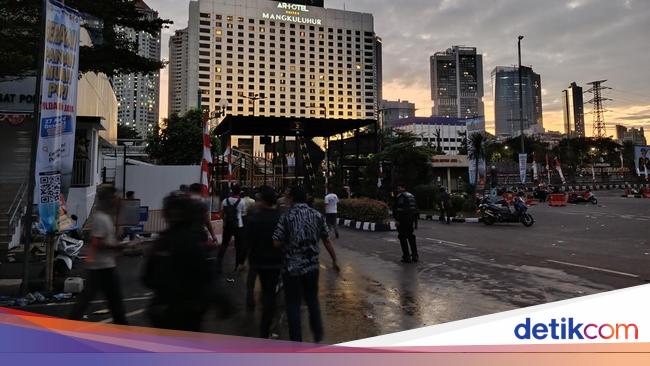 The situation of the Jakarta Metropolitan Police this morning, there are still stone aircraft