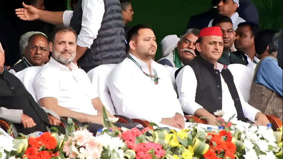 The strategy to take Akhilesh Yadav in the voter rights, which is the master strategy of Rahul-Tejasvi in ​​the video