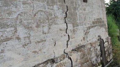 In Baddi Village there were cracks in 6 houses due to land, residents were transferred