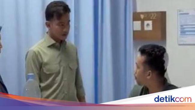 Gibran Visit Ojol Umar Amirudin treated at RS Pelni
