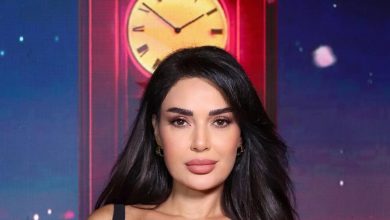 سيرين-عبد-النور-بفستان-أسود-ميدي-من-إليزابيتا-فرانكي