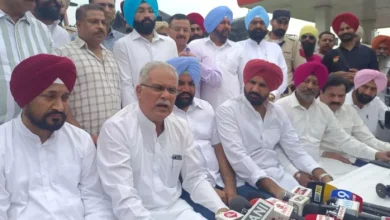 Punjab -flood: Leaders of the congress, including Bhupesh Baghel, arrived in the flood -driven area, assistance to the Boers concerned -Punjab flood congress leaders, including Bhupesh Baghel, reached the flood -containing area