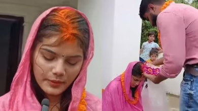 In love, the blind mother left two children and married her lover, man said- Don’t take the tension of children …