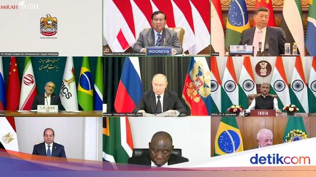 Prabowo virtually joined the Brics forum, Xi Jinping to Putin was present