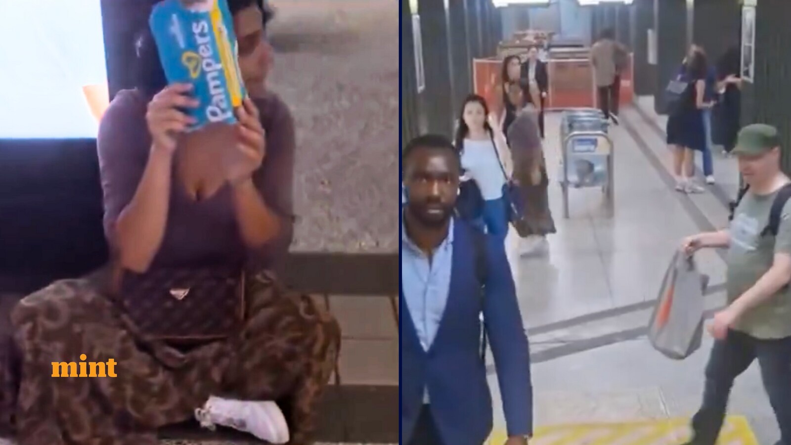 Viral Video: Young Woman “beg” at the train station in Canada; Social media responds: ‘Maybe she did it …’