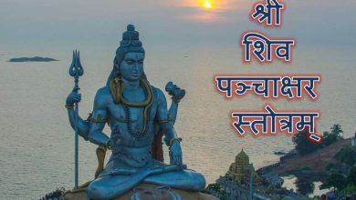 Regular song of Shiva Panchara Stotra will provide wealth, fame and prosperity, how it protects from terrible disasters in the video?