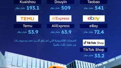 هيمنة مطلقة للمنصات الصينية على قائمة أكبر الأسواق الإلكترونية العالمية للطرف الثالث |