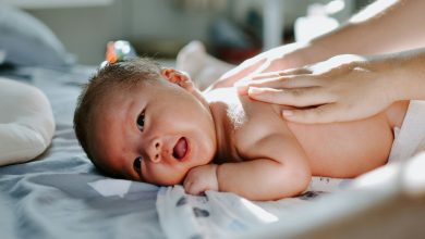 Why is it necessary to massage young children?