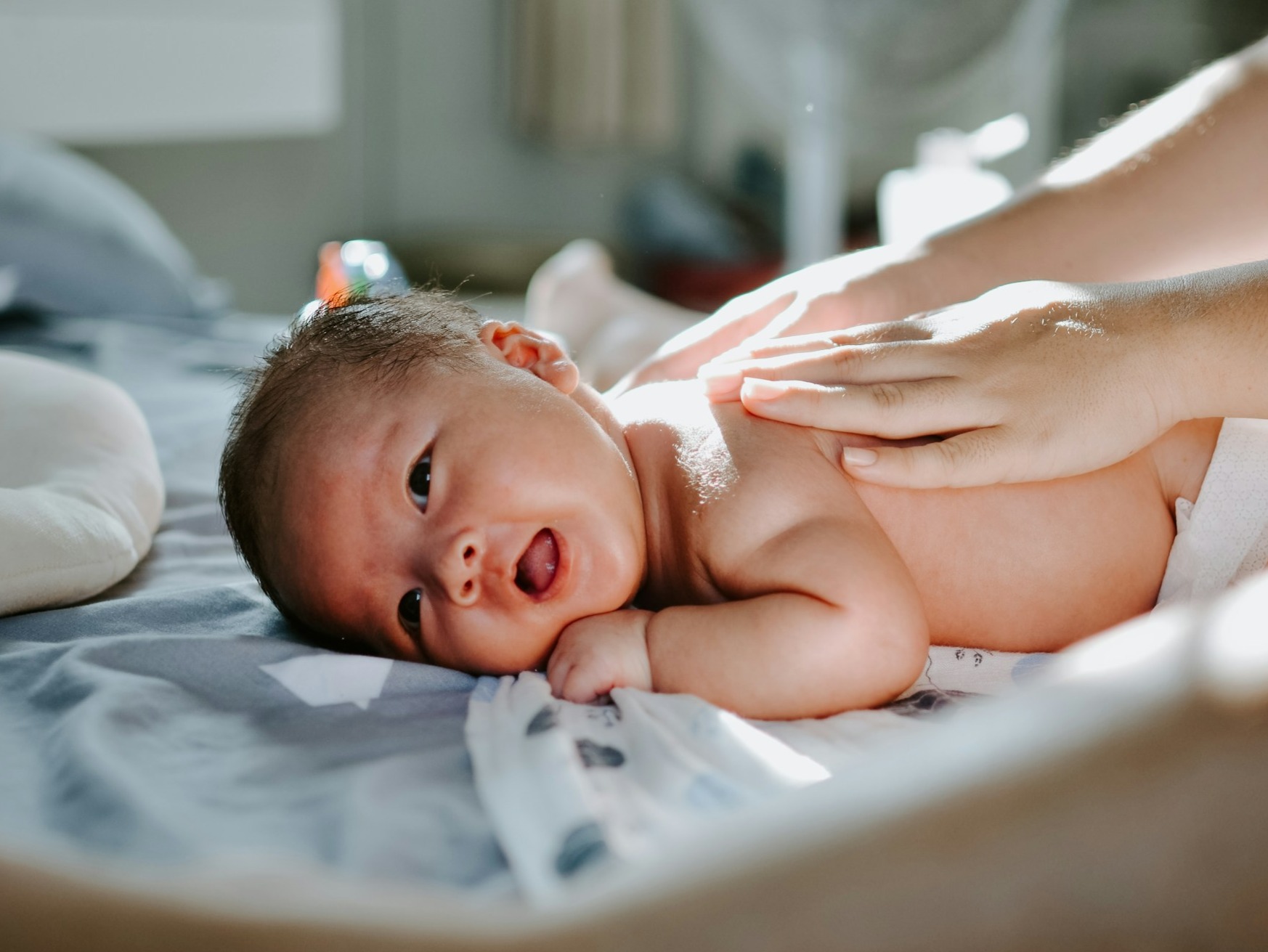 Why is it necessary to massage young children?