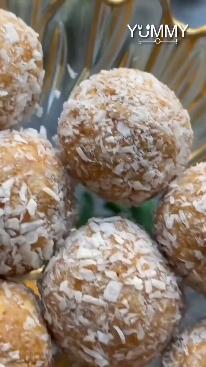 كرات جوز الهند سهلة وسريعة