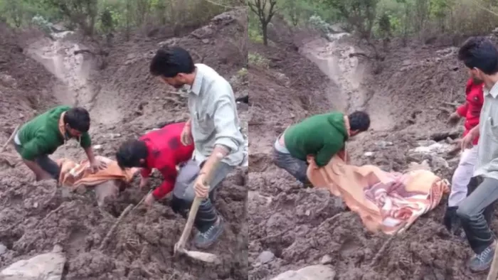 The devastation scene everywhere … 8 people buried in ruins in Kullu Nirmand continued large -scale rescue operations – 8 people buried under ruin in Nirmand Kullu Massive Rescue Operation going on