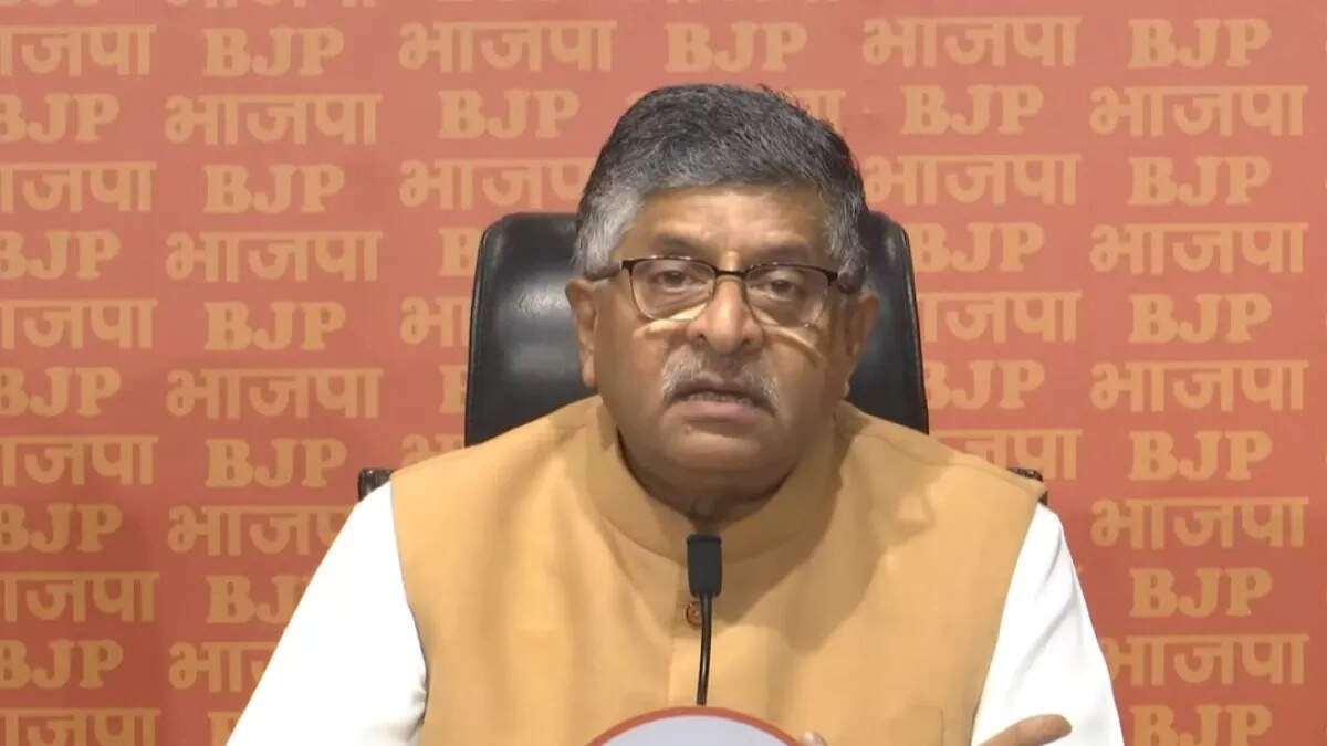 Ravi Shankar Prasad said a big allegation at the congress: “Is the Electoral Commission only correct if the congress wins?” Check out leaked footage here