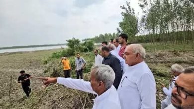 Bhupendra Singh Hooda visited the flood -driven areas of the Yamunanagar district, the demand for special package