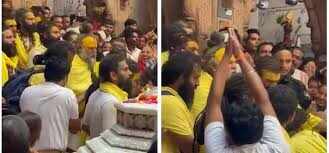 Saint Premanand Maharaj has reached Banksbihari Ji Temple in Vrindavan, dedicated to visit to visit