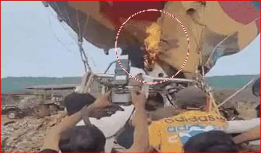 Brand in Chief Minister Mohan Yadav’s hot air balloon in Mandsaur has now escaped