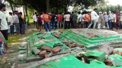 Babal Shah’s grave in the Falavada police station was damaged, emphasized, police began investigating the case