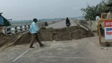 Traffic on the Kalwari bridge completely closed, will have to decide from Tanda to Basti 65 km additional distance -Calvari -Bridge closing and details Ambedkarnagar