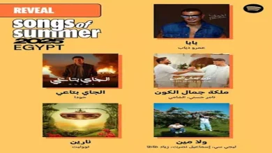 الأغاني-الأكثر-استماعا-في-مصر-على-spotify-خلال-صيف-2025