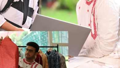 Sourav Ganguly’s ethnic appearance on social media sets fire, fans are not calm!