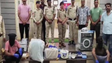Agar police seized great action against drugs, 9 kg of catamine and factory apparatus