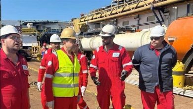 رئيس-شركة-خدمات-البترول-البحرية-pms-يتفقد-أعمال-تركيب-جاكت-منصة-internet-offshore