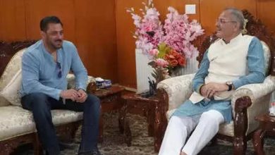 Salman Khan meets Ladakh Ladakh -Governor Kavinder Gupta