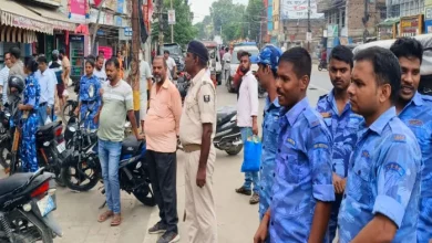 GUNDA PARADE BIHAR: Here the police of 100 Goons were pulled out the parade, the names of these crimes were registered in the Gunda Register of the Police Station -Gunda Parade Bihar: Bihar police arranged Gunda Parade in Bhagalpur where 100 criminals in