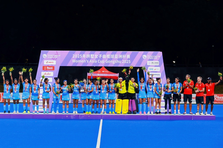 Prime Minister Modi congratulated the Indian Women’s Hockey Team on the conquest of silver medal in Asia