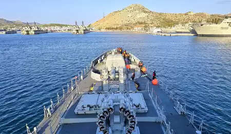The battle ship ‘Ins Trikand’ will reach Greece, the Indian Navy will practice in the Greek Sea