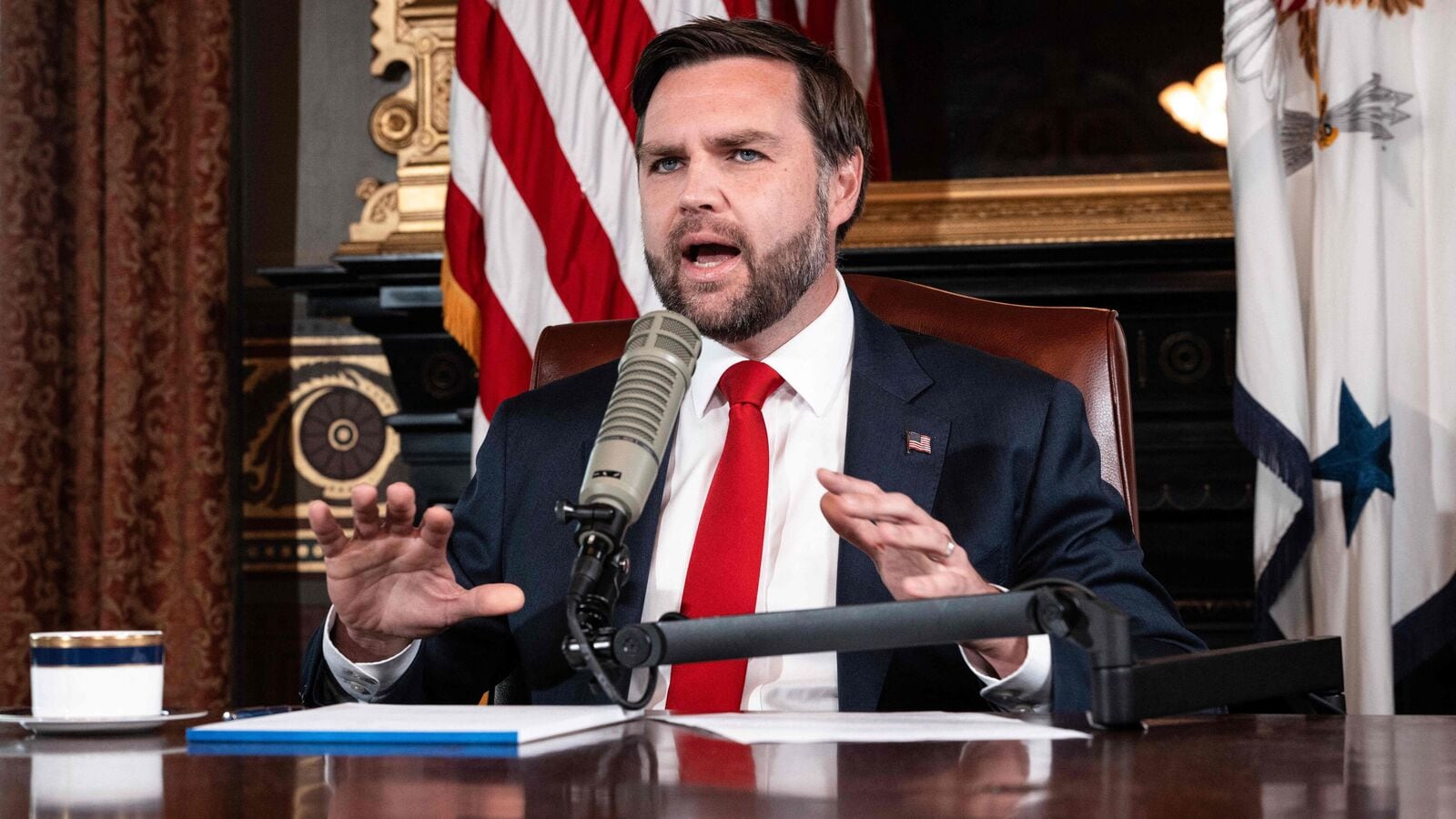 JD Vance offers Charlie Kirk’s radio show, promised to honor him by being a ‘better man and father’