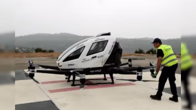 You have seen that a flying taxi, this company will get a license, will deliver from home within minutes