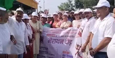 Marathon Race, Blood Donation Camp and Health Camp arranged on CM Dhami’s birthday