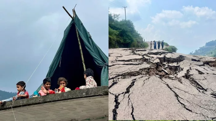 JK disaster: Kalaban Village of Poonch is sunk, cracks in 70 houses; Panic among people – Kalaban Village or Poonch sink cracks appear in 70 homes.