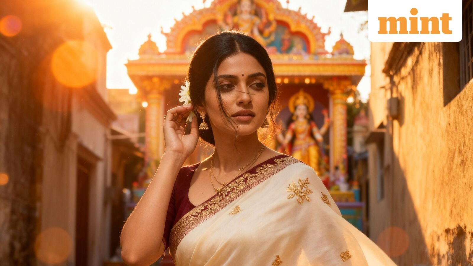 Twin Saree Trend: Try these 10 Nano -banana commands to perfect your Durga Puja look