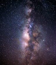 The place where the galaxy looks without binoculars