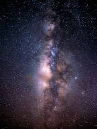 The place where the galaxy looks without binoculars