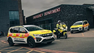 fleet-of-blood-deliting-vehicles-masking-40,000-miles-in-3-months-taver-over-from-motorcycles
