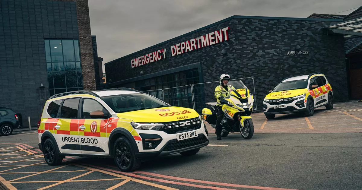 fleet-of-blood-deliting-vehicles-masking-40,000-miles-in-3-months-taver-over-from-motorcycles