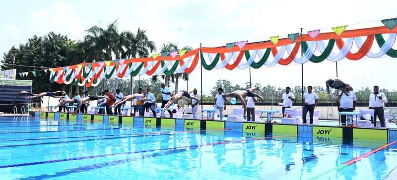 252 teams participate in the CBSE National Swimming Competition