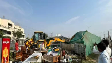 Gurugram Bulldozer Action: 12 Illegal structures demolished on Dwarka Expressway, Cafe and Dhaba are built on agricultural land – NCR Dwarka Expressway 12 illegal structures demolished in Sector 36A