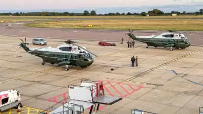 Big accident occurs! Emergency landing of Donald Trump’s helicopter, the plane had to continue with the woman Melania