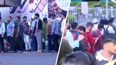 In the Rage of iPhone 17, people of the night crossed all limits, people in line outside the Apple Store; Hain Scuffle – iPhone 17 launches large crowds in Apple shops in Delhi and Mumbai