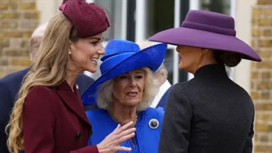 لمسات جمالية آسرة: كاميلا وكيت وميلانيا يبرزن أناقتهن في قصر وندسور