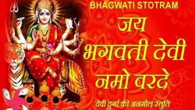 Lesson of Bhagwati Stotram to improve wealth and economic status knows how to get wealth and economic stability in the video