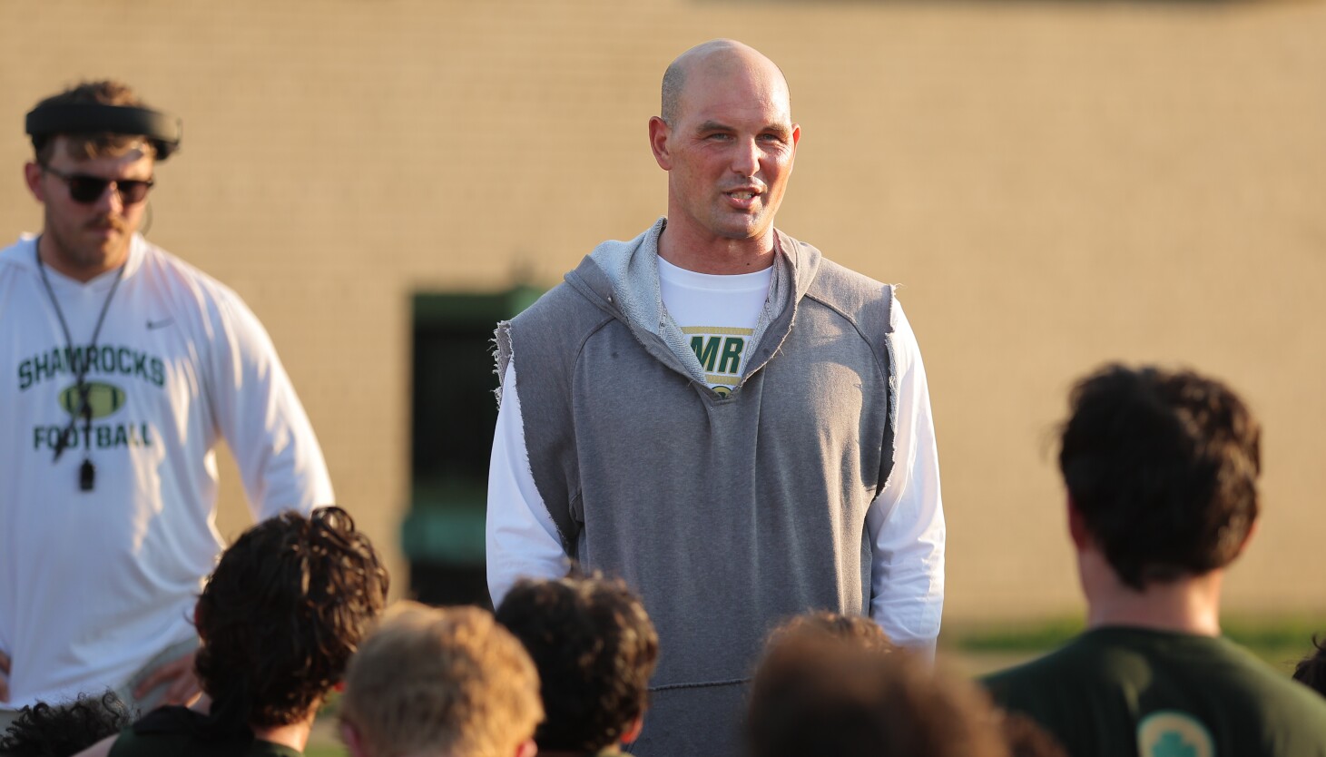first-day-of-soccer-note:-unique-coach-tom-zbikowski-makes-a-splash-at-st.-patrick